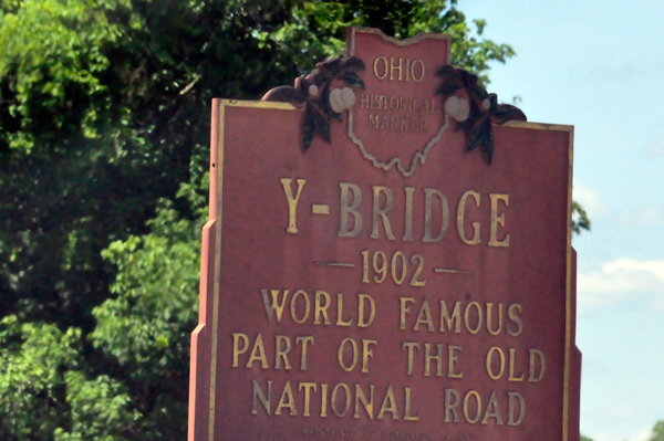 Y Bridge sign