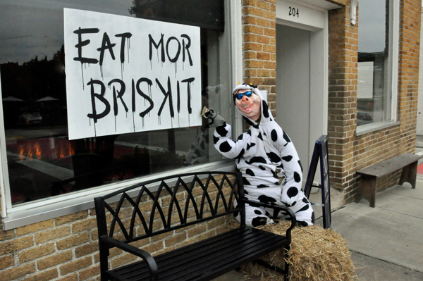 Eat More Briskit cow