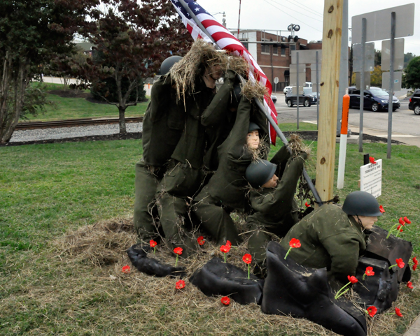 The Iwo Jima Scarecrow Monument