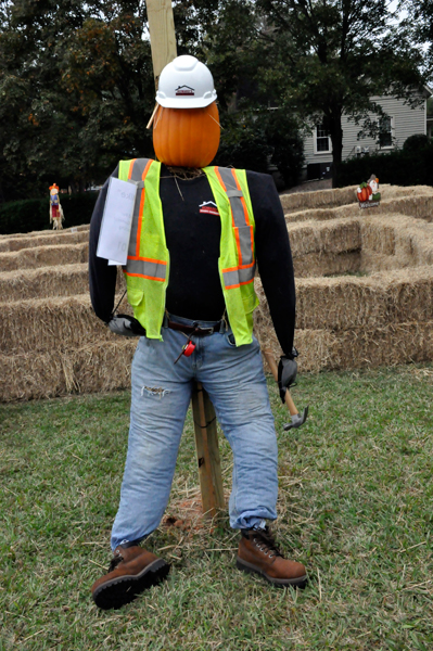 hard working scarecrow