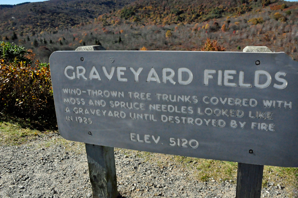 Graveyard Fields sign