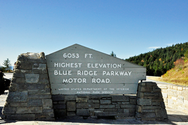 Highest Elevation on Blue Ridge Parkway