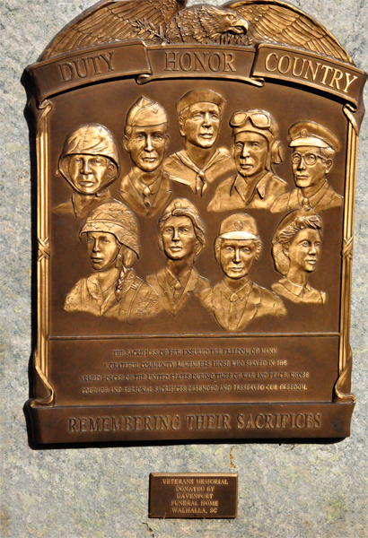 sacrifice plaque