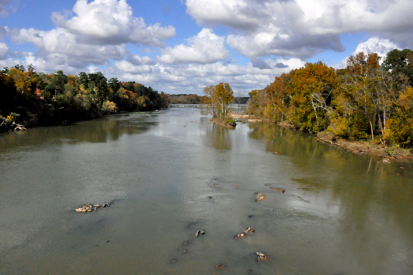 Broad River, fall colors