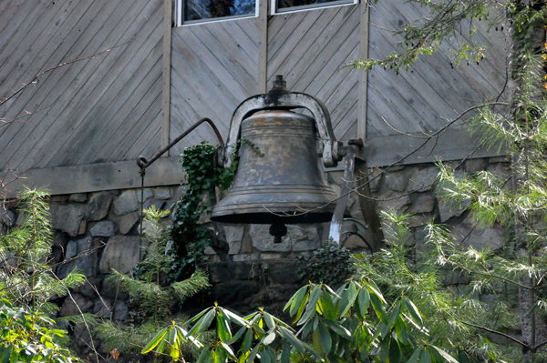 big bell by a buiding