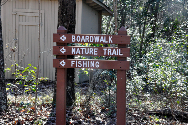 Boardwalk sign