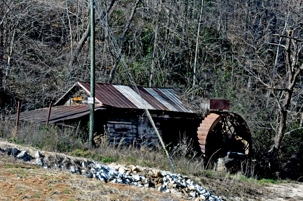 An old Grist Mill and water wheel