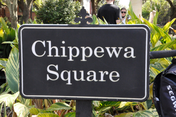 Chippewa Square sign