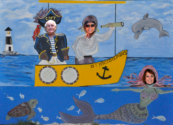 The two RV Gypsies and Karen Duquette the mermaid