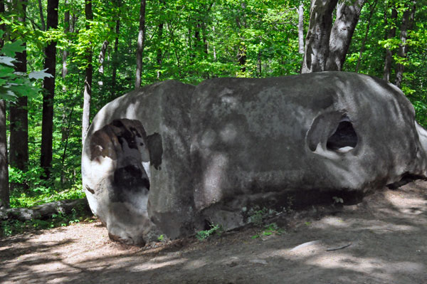a big boulder
