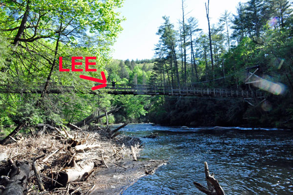 Lee Duquette on The Swinging Bridge