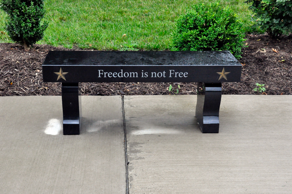 Freedom is Not Free Bench