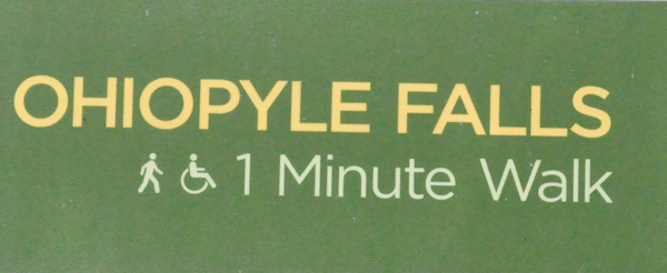 Ohiopyle Falls sign