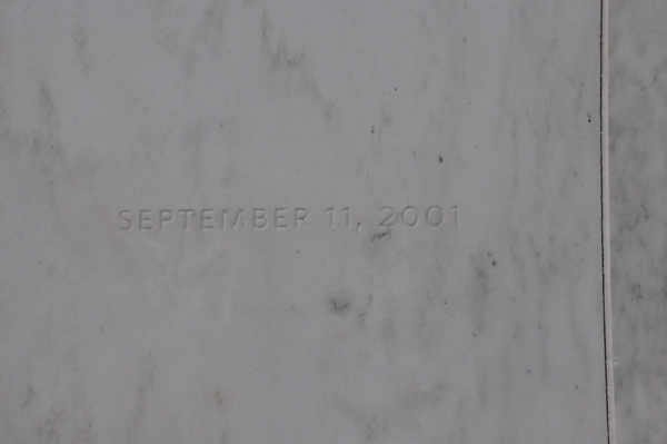 SEptember 11, 2001 plaque