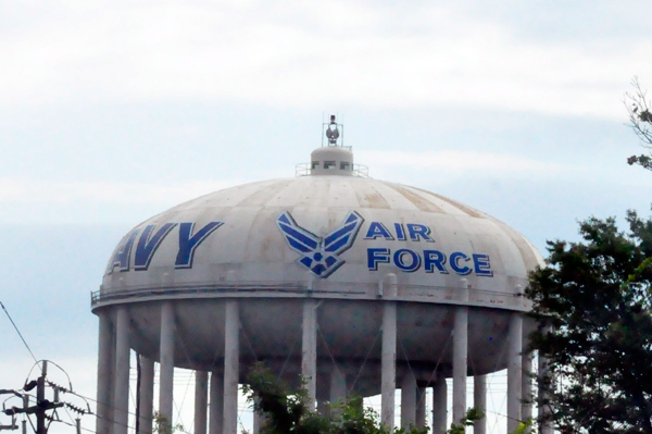 Water tower-Air Force- Navy
