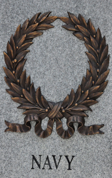 Navy symbol and wreath