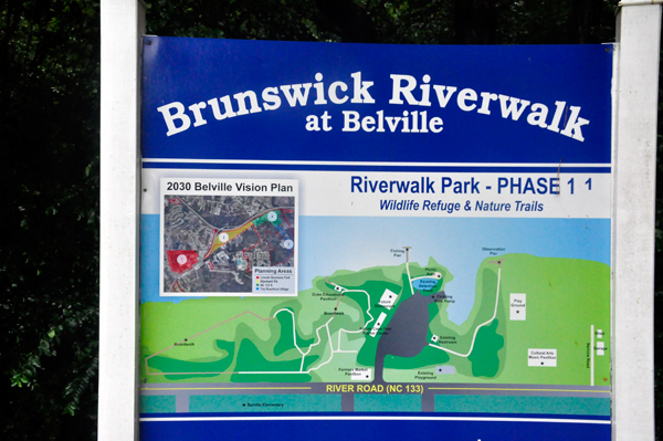 Brunswick Riverwalk sign