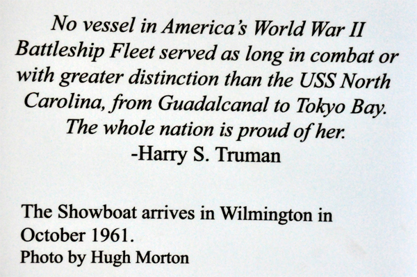 about U.S.S. North Carolina Battleship