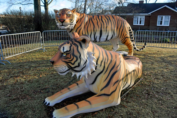 amazing tiger statues