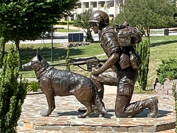 South Carolina War Dogs monument
