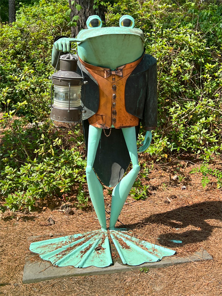 handsome, fancy-dressed Mr. Frog