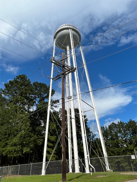Cheniere drew water system tower