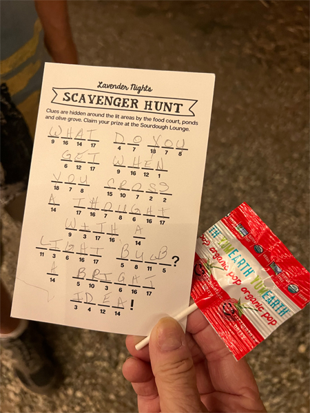 Scavenger Hunt ticket