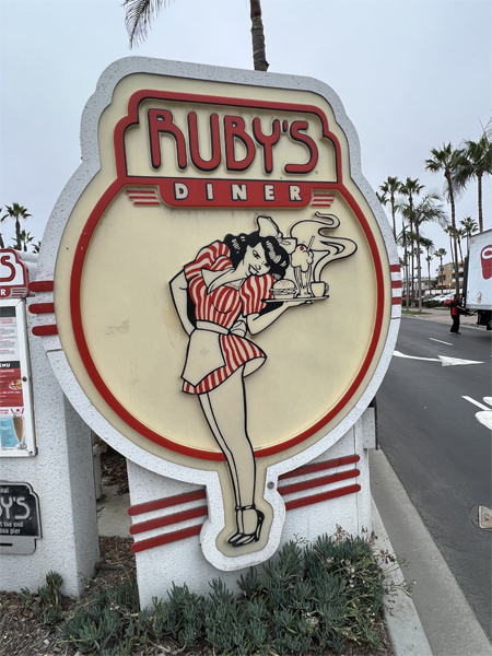 Rubys Diner sign