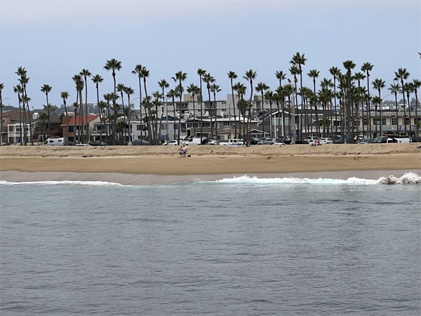 Balboa Beach as seen from the pier