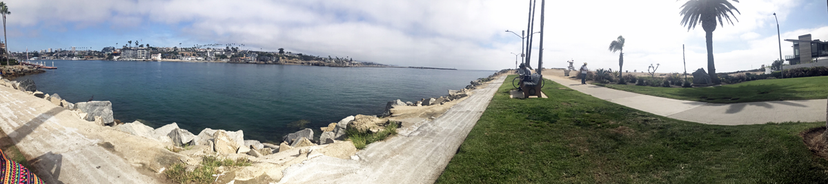 panorama at West Jetty View Park