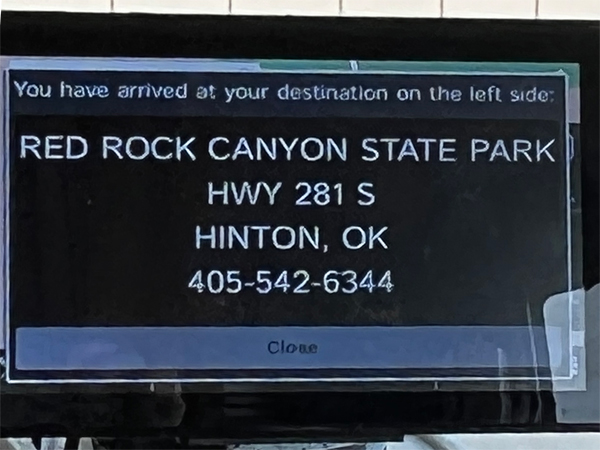 Red Rock Canyon GPS address