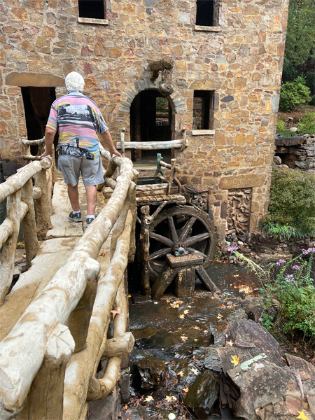 Lee Duquette ready to enter the Grist Mill