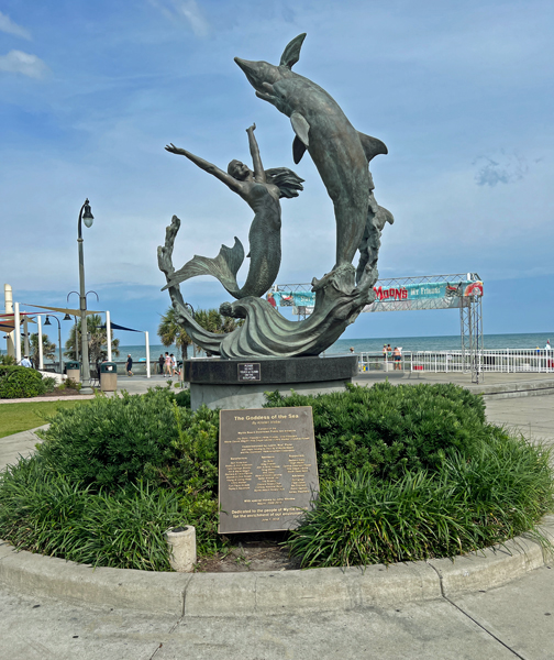 Goddess of the Sea sculpture
