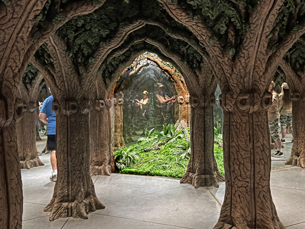 Castle arches, woodland tree branches and several Lee Duquette's
