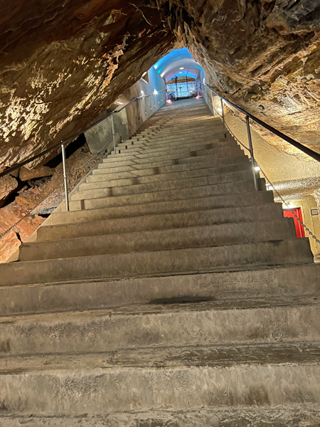 79 stairs in Shenandoah Caverns