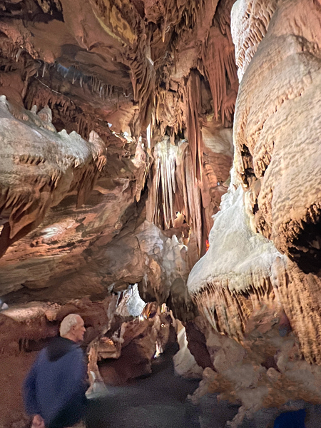 formation nside Shenadoah Caverns