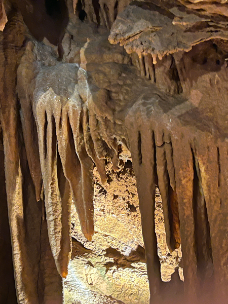 formations in Shenandoah Caverns