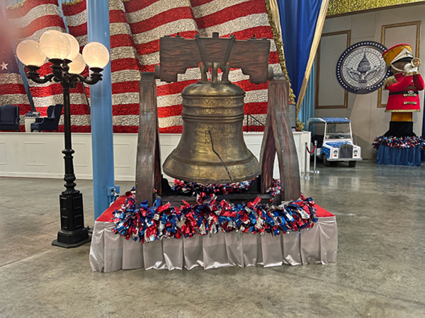 The Liberty Bell float