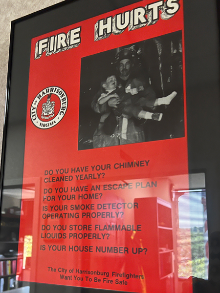 fire safety sign for homes