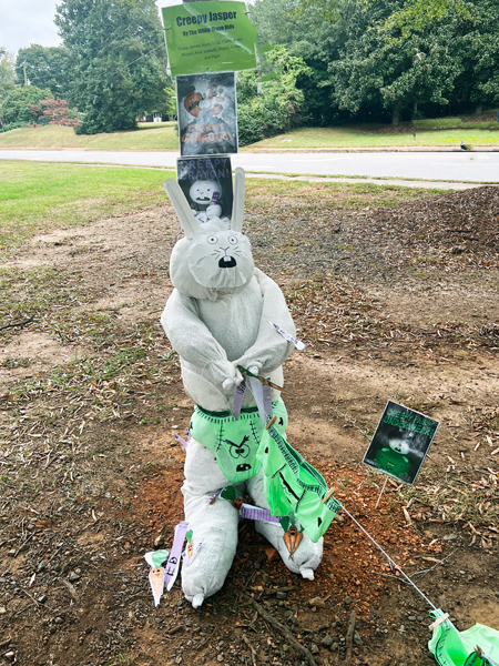 Creepy Jasper scarecrow