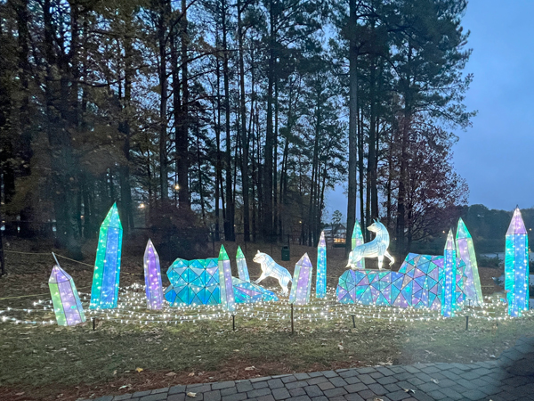 Crystal Forest display