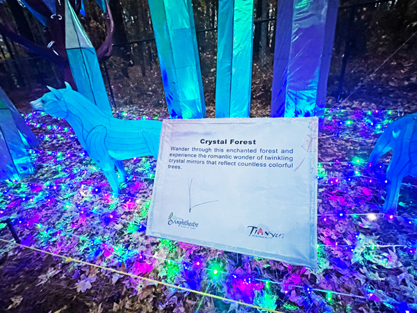 Crystal Forest sign