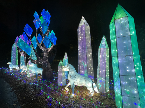 Crystal Forest display
