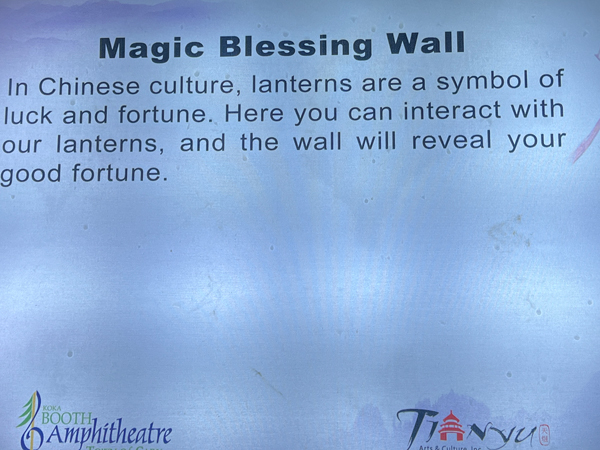 Magic Bleesing Wall sign