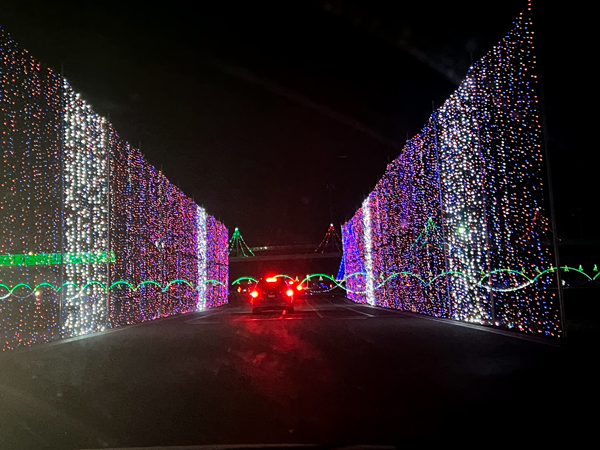wall of Lights at Charlotte Speedway