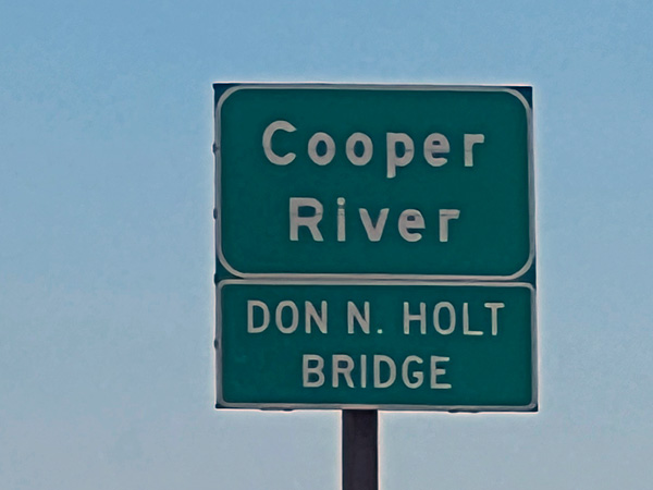 Don N Holt Bridge sign