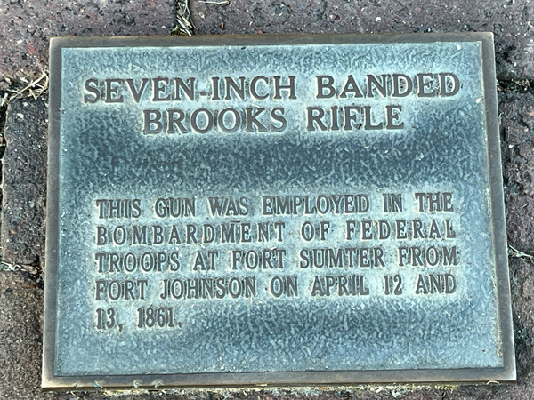 7 inch Banded Brooks Rifle sign
