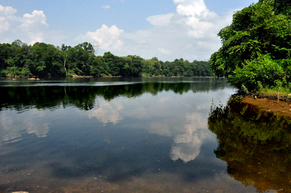 Catawba River behind the Pump House in 2019