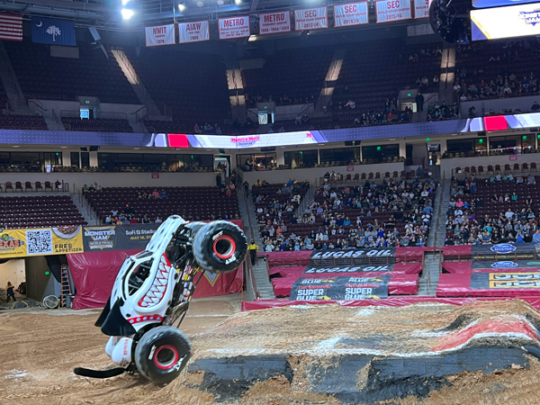 Monster Mutt Dalmatian performing