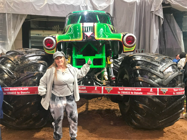 Karen Duquette and the Grave Digger Monster Truck